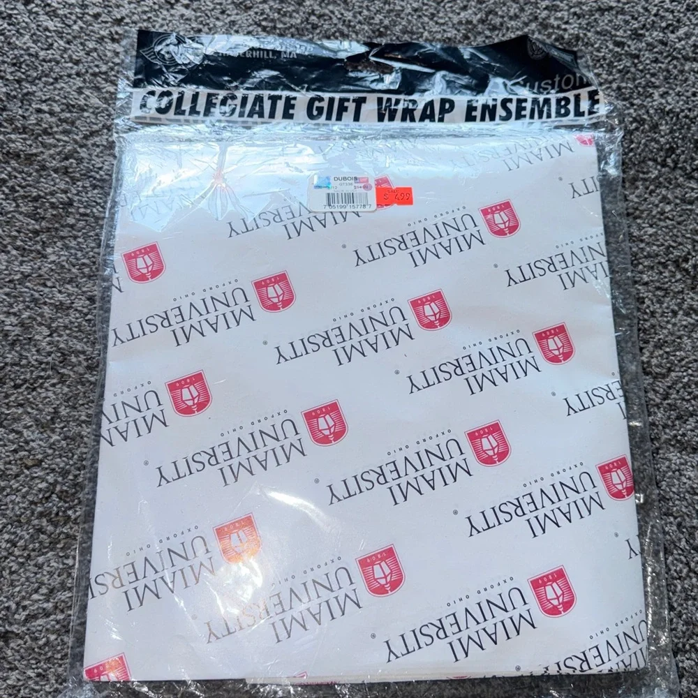 5/$25 Birthday Wrapping Paper Miami University